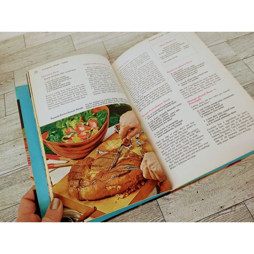Barbecues and Picnics Cookbook 1963 Hardcover Better Homes & Gardens Retro-Core‎